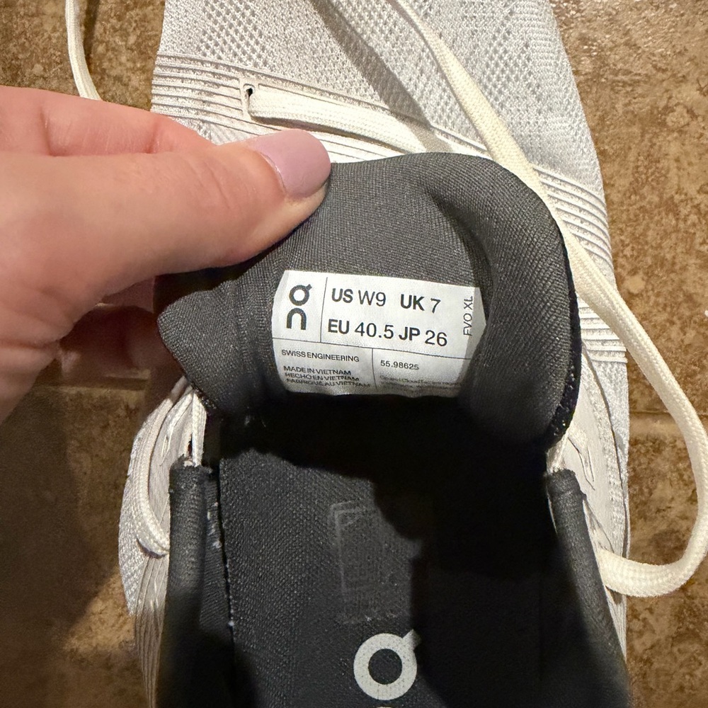 🎉HP🎉On Running Gray and Black Athletic Shoes - Picture 3 of 3